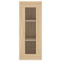 Aparador de madera contrachapada roble Sonoma 34,5x34x180 cm de vidaXL, Aparadores - Ref: Foro24-3199356, Precio: 85,99 €, De...