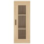 Aparador de madera contrachapada roble Sonoma 34,5x34x180 cm de vidaXL, Aparadores - Ref: Foro24-3199364, Precio: 90,65 €, De...