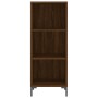 Aparador alto madera contrachapada roble marrón 34,5x34x180 cm de vidaXL, Aparadores - Ref: Foro24-3199368, Precio: 92,55 €, ...