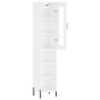 High glossy white plywood sideboard 34.5x34x180 cm by vidaXL, Sideboards - Ref: Foro24-3199371, Price: 101,77 €, Discount: %