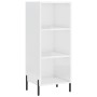 High glossy white plywood sideboard 34.5x34x180 cm by vidaXL, Sideboards - Ref: Foro24-3199371, Price: 101,77 €, Discount: %