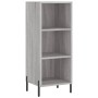 Aparador alto madera contrachapada gris Sonoma 34,5x34x180 cm de vidaXL, Aparadores - Ref: Foro24-3199375, Precio: 94,91 €, D...