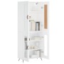 Aparador alto madera contrachapada blanco 69,5x34x180 cm de vidaXL, Aparadores - Ref: Foro24-3199593, Precio: 148,41 €, Descu...