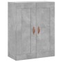 Aparador alto madera contrachapada gris hormigón 69,5x34x180 cm de vidaXL, Aparadores - Ref: Foro24-3199597, Precio: 144,18 €...