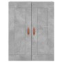 Aparador alto madera contrachapada gris hormigón 69,5x34x180 cm de vidaXL, Aparadores - Ref: Foro24-3199597, Precio: 144,18 €...