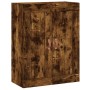 Aparador alto madera contrachapada roble ahumado 69,5x34x180 cm de vidaXL, Aparadores - Ref: Foro24-3199598, Precio: 143,99 €...