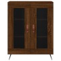 Tall oak brown plywood sideboard 69.5x34x180 cm by vidaXL, Sideboards - Ref: Foro24-3199600, Price: 148,41 €, Discount: %