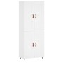 Aparador alto madera contrachapada blanco 69,5x34x180 cm de vidaXL, Aparadores - Ref: Foro24-3199657, Precio: 144,21 €, Descu...