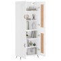 Aparador alto madera contrachapada blanco 69,5x34x180 cm de vidaXL, Aparadores - Ref: Foro24-3199657, Precio: 144,21 €, Descu...