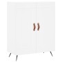 Aparador alto madera contrachapada blanco 69,5x34x180 cm de vidaXL, Aparadores - Ref: Foro24-3199657, Precio: 144,21 €, Descu...