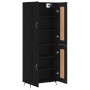 Tall black plywood sideboard 69.5x34x180 cm by vidaXL, Sideboards - Ref: Foro24-3199658, Price: 153,99 €, Discount: %