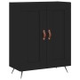 Tall black plywood sideboard 69.5x34x180 cm by vidaXL, Sideboards - Ref: Foro24-3199658, Price: 153,99 €, Discount: %