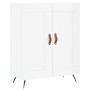 Aparador alto madera contrachapada blanco brillo 69,5x34x180 cm de vidaXL, Aparadores - Ref: Foro24-3199659, Precio: 149,29 €...