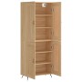 Aparador alto madera contrachapada color roble 69,5x34x180 cm de vidaXL, Aparadores - Ref: Foro24-3199660, Precio: 135,94 €, ...