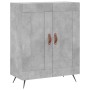 Aparador alto madera contrachapada gris hormigón 69,5x34x180 cm de vidaXL, Aparadores - Ref: Foro24-3199661, Precio: 135,53 €...