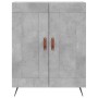 Aparador alto madera contrachapada gris hormigón 69,5x34x180 cm de vidaXL, Aparadores - Ref: Foro24-3199661, Precio: 135,53 €...