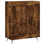 Tall smoked oak plywood sideboard 69.5x34x180 cm by vidaXL, Sideboards - Ref: Foro24-3199662, Price: 135,51 €, Discount: %