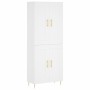 Tall white plywood sideboard 69.5x34x180 cm by vidaXL, Sideboards - Ref: Foro24-3199673, Price: 181,37 €, Discount: %