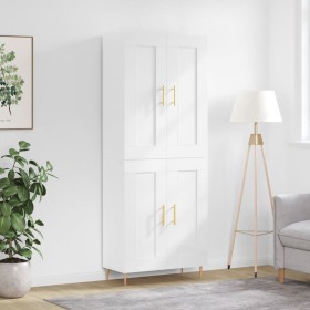 High glossy white plywood sideboard 69.5x34x180 cm by vidaXL, Sideboards - Ref: Foro24-3199675, Price: 151,99 €, Discount: %