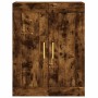 Aparador alto madera contrachapada roble ahumado 69,5x34x180 cm de vidaXL, Aparadores - Ref: Foro24-3199678, Precio: 132,99 €...