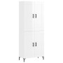 High glossy white plywood sideboard 69.5x34x180 cm by vidaXL, Sideboards - Ref: Foro24-3199683, Price: 154,99 €, Discount: %