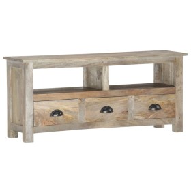 Mueble de TV de madera maciza de mango 110x30x50 cm de vidaXL, Muebles TV - Ref: Foro24-286384, Precio: 252,20 €, Descuento: %