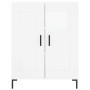 High glossy white plywood sideboard 69.5x34x180 cm by vidaXL, Sideboards - Ref: Foro24-3199683, Price: 154,99 €, Discount: %