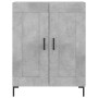 Aparador alto madera contrachapada gris hormigón 69,5x34x180 cm de vidaXL, Aparadores - Ref: Foro24-3199685, Precio: 138,45 €...