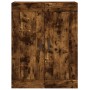 Aparador alto madera contrachapada roble ahumado 69,5x34x180 cm de vidaXL, Aparadores - Ref: Foro24-3199686, Precio: 140,99 €...