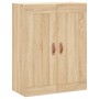 Aparador alto madera contrachapada color roble 69,5x34x180 cm de vidaXL, Aparadores - Ref: Foro24-3199852, Precio: 141,50 €, ...