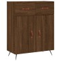 Tall oak brown plywood sideboard 69.5x34x180 cm by vidaXL, Sideboards - Ref: Foro24-3199856, Price: 147,80 €, Discount: %