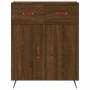 Tall oak brown plywood sideboard 69.5x34x180 cm by vidaXL, Sideboards - Ref: Foro24-3199856, Price: 147,80 €, Discount: %