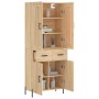 High oak-colored plywood sideboard 69.5x34x180 cm by vidaXL, Sideboards - Ref: Foro24-3199884, Price: 151,65 €, Discount: %