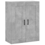 Aparador alto madera contrachapada gris hormigón 69,5x34x180 cm de vidaXL, Aparadores - Ref: Foro24-3199885, Precio: 149,48 €...