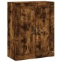 Aparador alto madera contrachapada roble ahumado 69,5x34x180 cm de vidaXL, Aparadores - Ref: Foro24-3199886, Precio: 165,99 €...