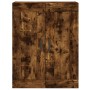 Aparador alto madera contrachapada roble ahumado 69,5x34x180 cm de vidaXL, Aparadores - Ref: Foro24-3199886, Precio: 165,99 €...