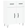 High glossy white plywood sideboard 69.5x34x180 cm by vidaXL, Sideboards - Ref: Foro24-3199907, Price: 165,82 €, Discount: %