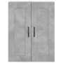 Aparador alto madera contrachapada gris hormigón 69,5x34x180 cm de vidaXL, Aparadores - Ref: Foro24-3199909, Precio: 141,99 €...