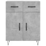 Aparador alto madera contrachapada gris hormigón 69,5x34x180 cm de vidaXL, Aparadores - Ref: Foro24-3199909, Precio: 141,99 €...