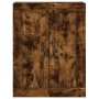 Aparador alto madera contrachapada roble ahumado 69,5x34x180 cm de vidaXL, Aparadores - Ref: Foro24-3199910, Precio: 139,99 €...