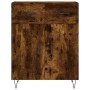 Aparador alto madera contrachapada roble ahumado 69,5x34x180 cm de vidaXL, Aparadores - Ref: Foro24-3199910, Precio: 139,99 €...