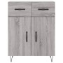 Aparador alto madera contrachapada gris sonoma 69,5x34x180 cm de vidaXL, Aparadores - Ref: Foro24-3199911, Precio: 163,99 €, ...