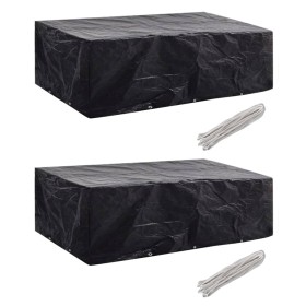 Garden furniture cover 2 pcs set rattan 8 people 10 eyelets by vidaXL, Garden furniture covers - Ref: Foro24-279124, Price: 3...