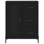 Aparador alto madera contrachapada negro 69,5x34x180 cm de vidaXL, Aparadores - Ref: Foro24-3199946, Precio: 185,75 €, Descue...