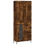 Tall smoked oak plywood sideboard 69.5x34x180 cm by vidaXL, Sideboards - Ref: Foro24-3199950, Price: 183,70 €, Discount: %