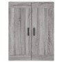 Aparador alto madera contrachapada gris sonoma 69,5x34x180 cm de vidaXL, Aparadores - Ref: Foro24-3199951, Precio: 177,99 €, ...