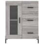 Aparador alto madera contrachapada gris sonoma 69,5x34x180 cm de vidaXL, Aparadores - Ref: Foro24-3199951, Precio: 177,99 €, ...