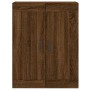 Aparador alto madera contrachapada marrón roble 69,5x34x180 cm de vidaXL, Aparadores - Ref: Foro24-3199952, Precio: 191,99 €,...