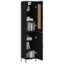 Black plywood sideboard 34.5x34x180 cm by vidaXL, Sideboards - Ref: Foro24-3200138, Price: 112,86 €, Discount: %