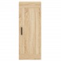 Aparador de madera contrachapada roble Sonoma 34,5x34x180 cm de vidaXL, Aparadores - Ref: Foro24-3200140, Precio: 102,02 €, D...